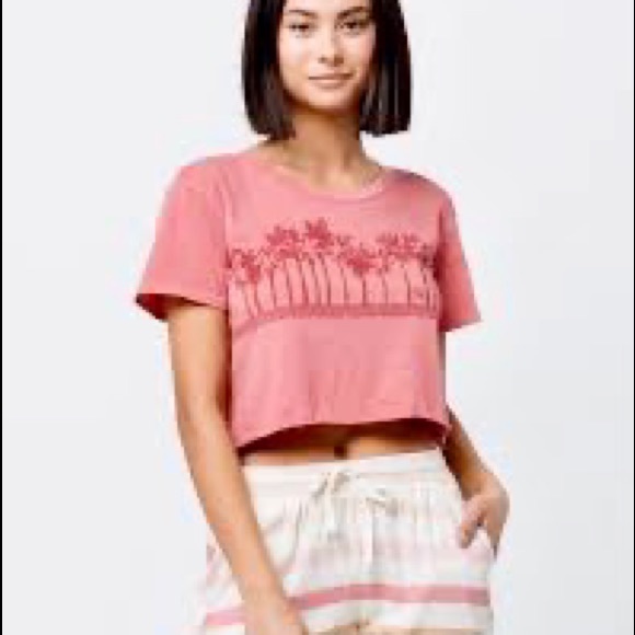 Blue Billabong Skyline Crop Top, Sz Medium - Picture 3 of 11